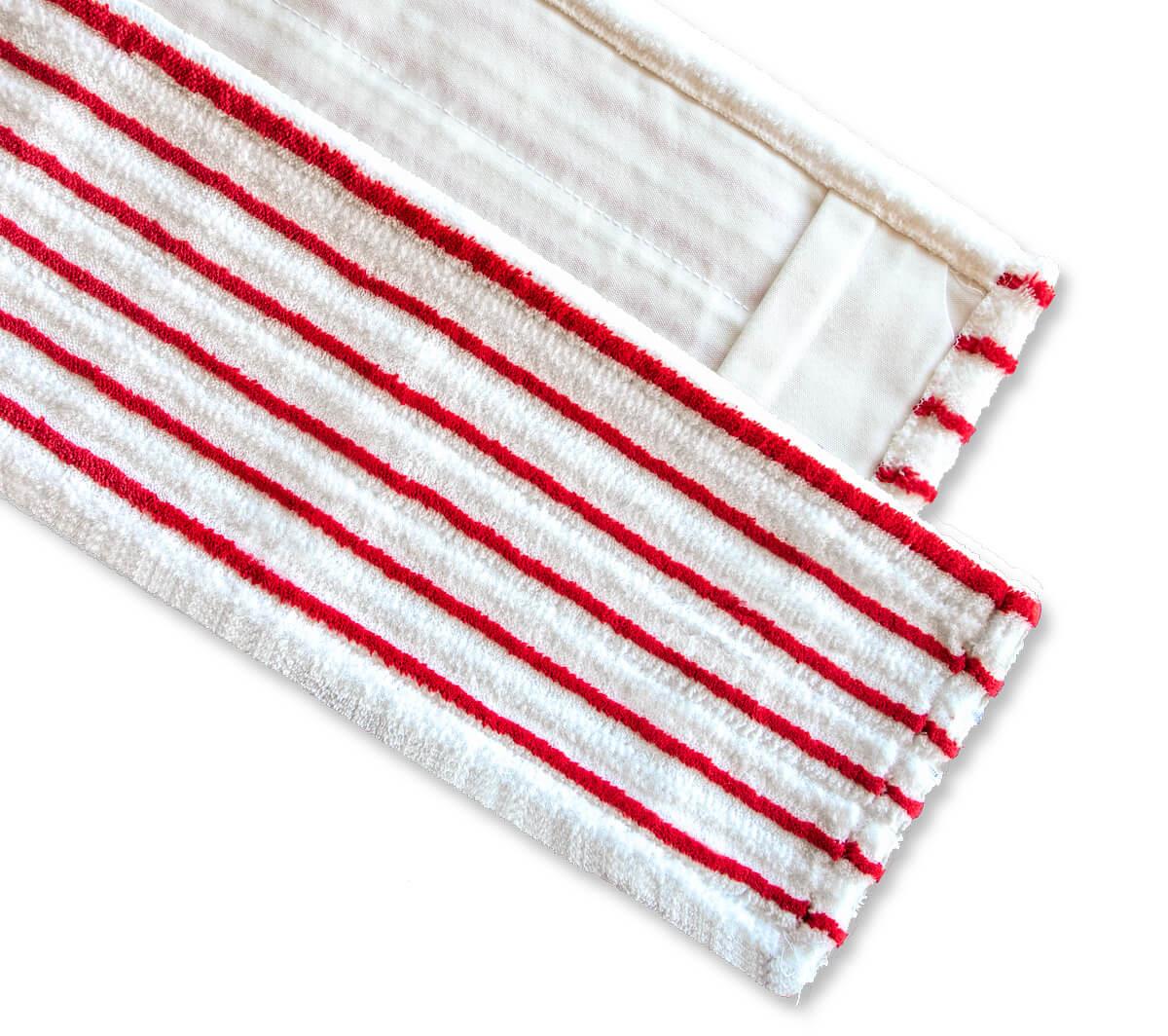 Mopp Mikrofaser RED STRIPES, 50 cm