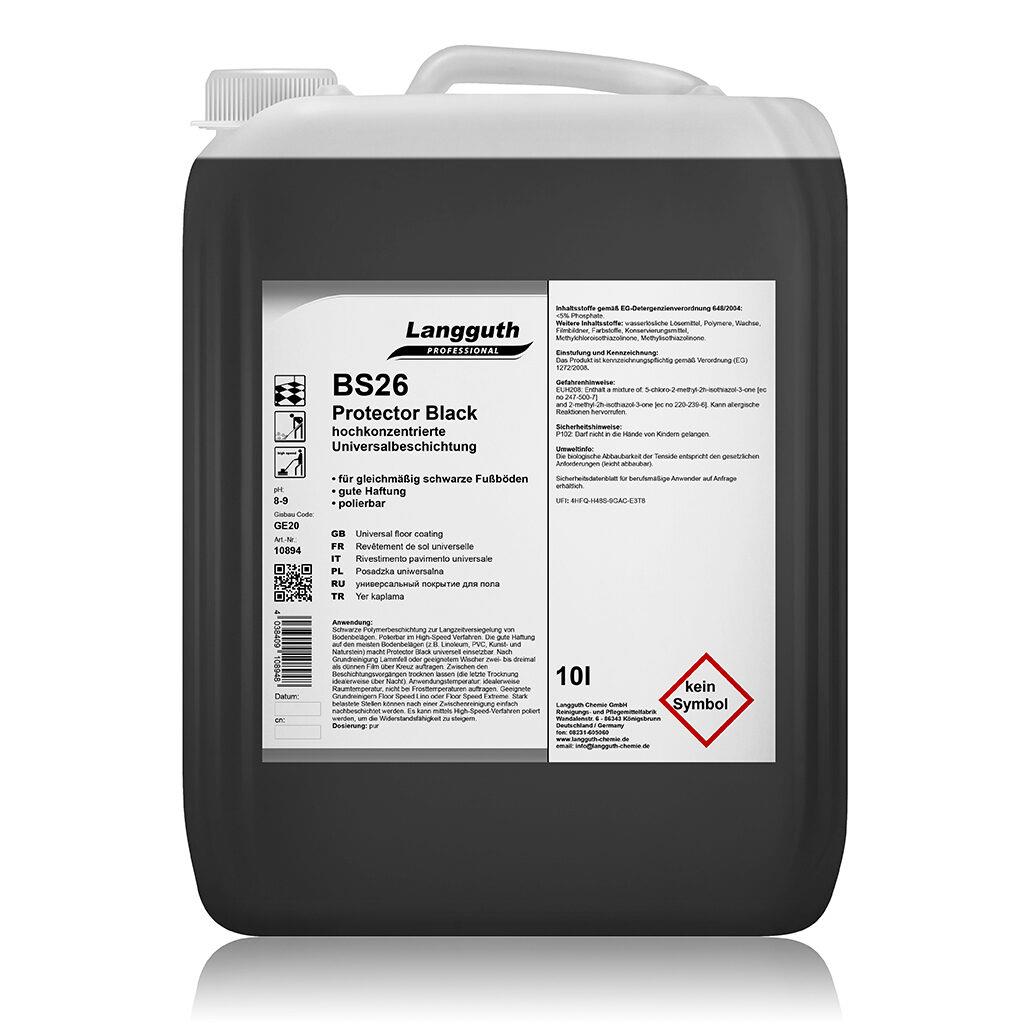 Langguth BS26 Protector Black Beschichtung, 10 L