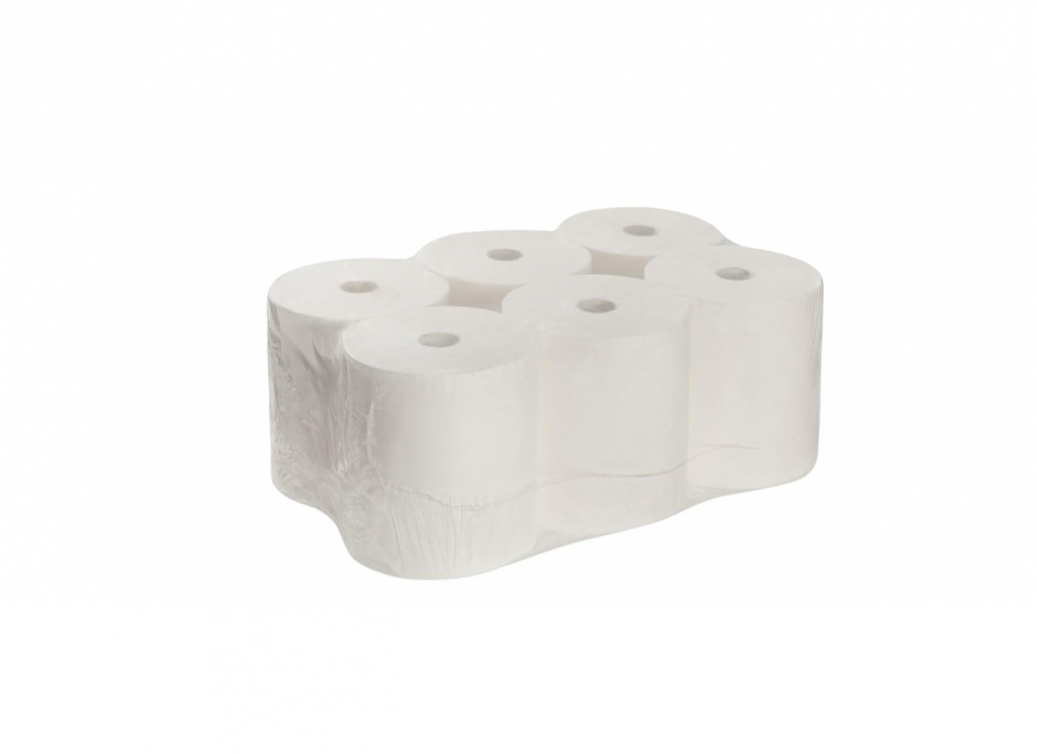 Handtuchrolle 2-lagig, Hochweiß, 150 m, für Spendersysteme, FRESH MATIC, 6 Rollen / Big Pack