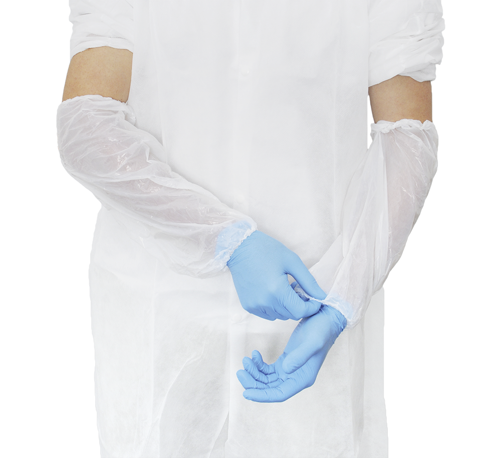 MaiMed® Sleeve Cover Ärmelschoner aus PE, Weiß, 100 Stk.