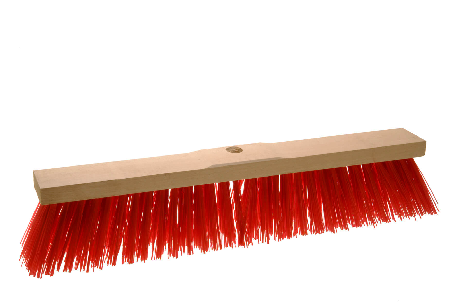 Straßenbesen ELASTON, Rot, Sattelholz