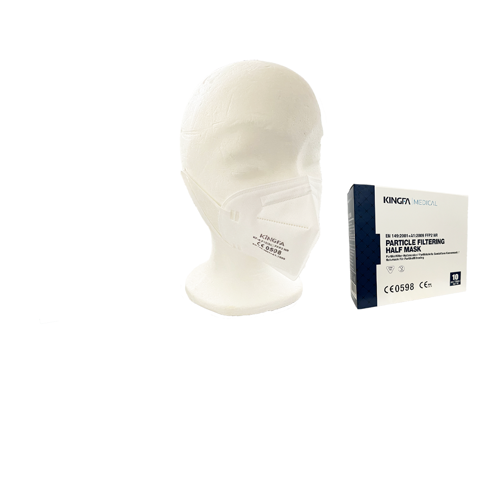 Kingfa FFP2 Mundschutz Atemschutzmaske, 6 Stk.