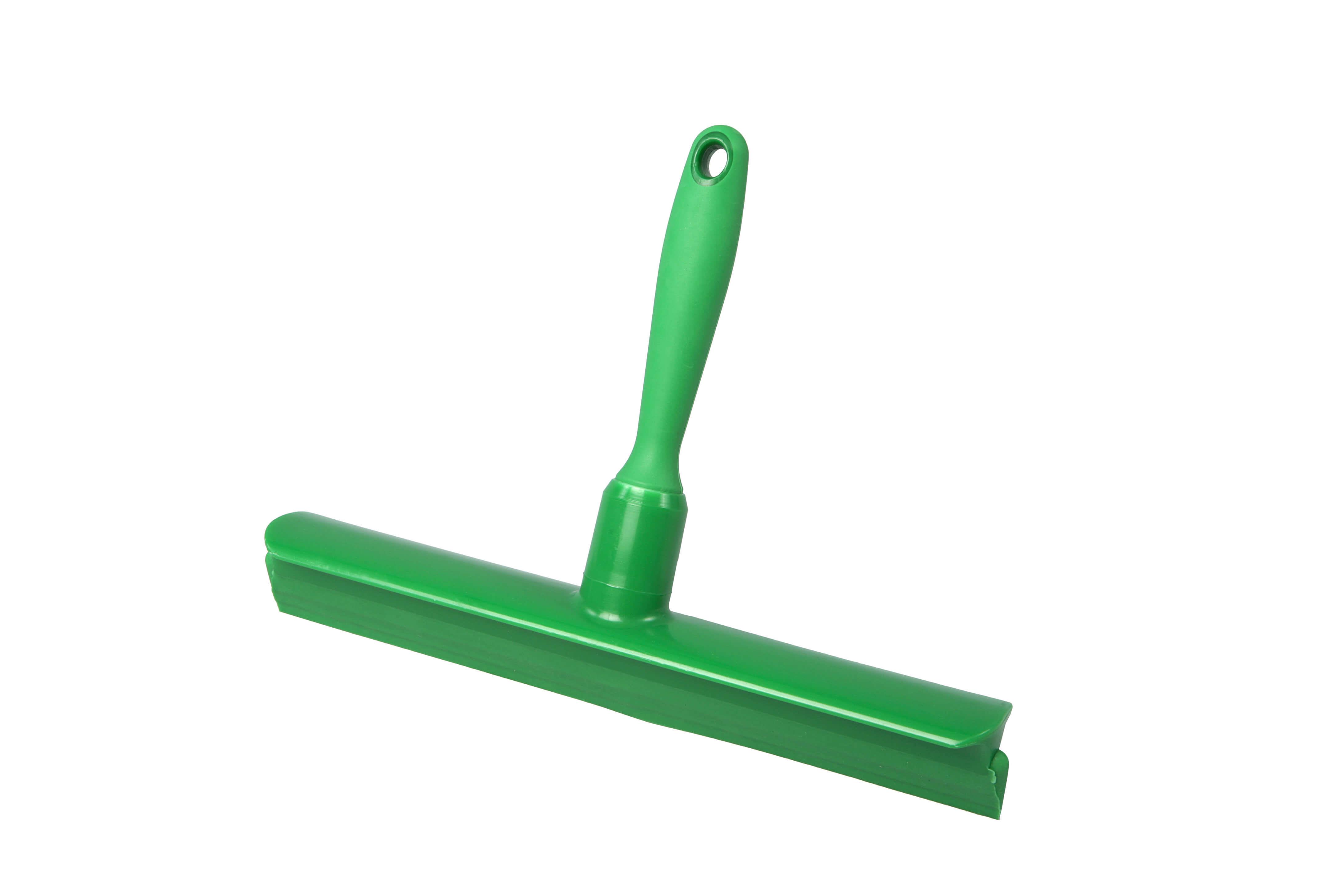 Hygiene Handabzieher Einteilig mit Handgriff, Vollfarbig, GRÜN, 300 mm