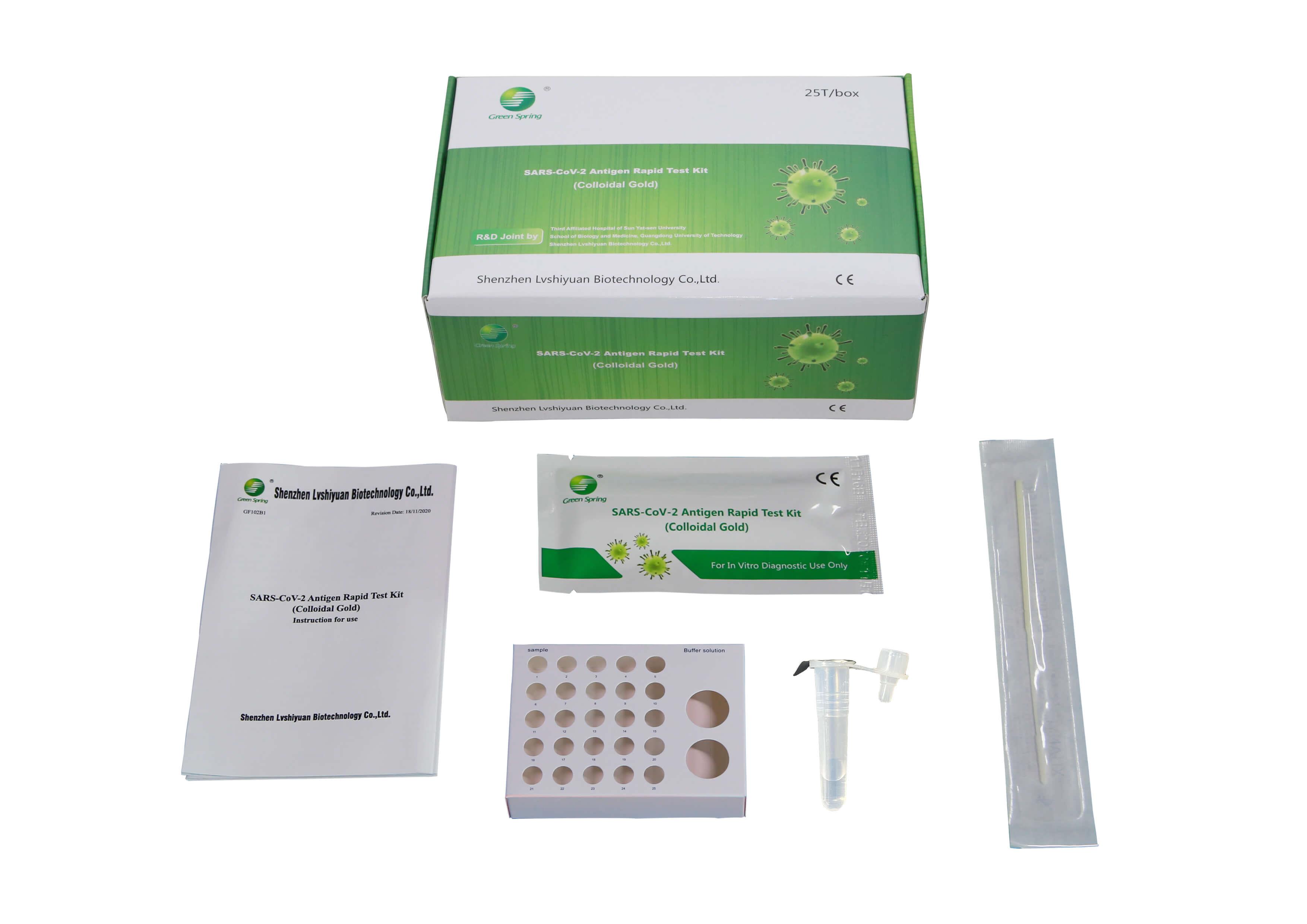 Greenspring SARS-CoV-2-Antigen Schnelltest rapid, 25 Stück