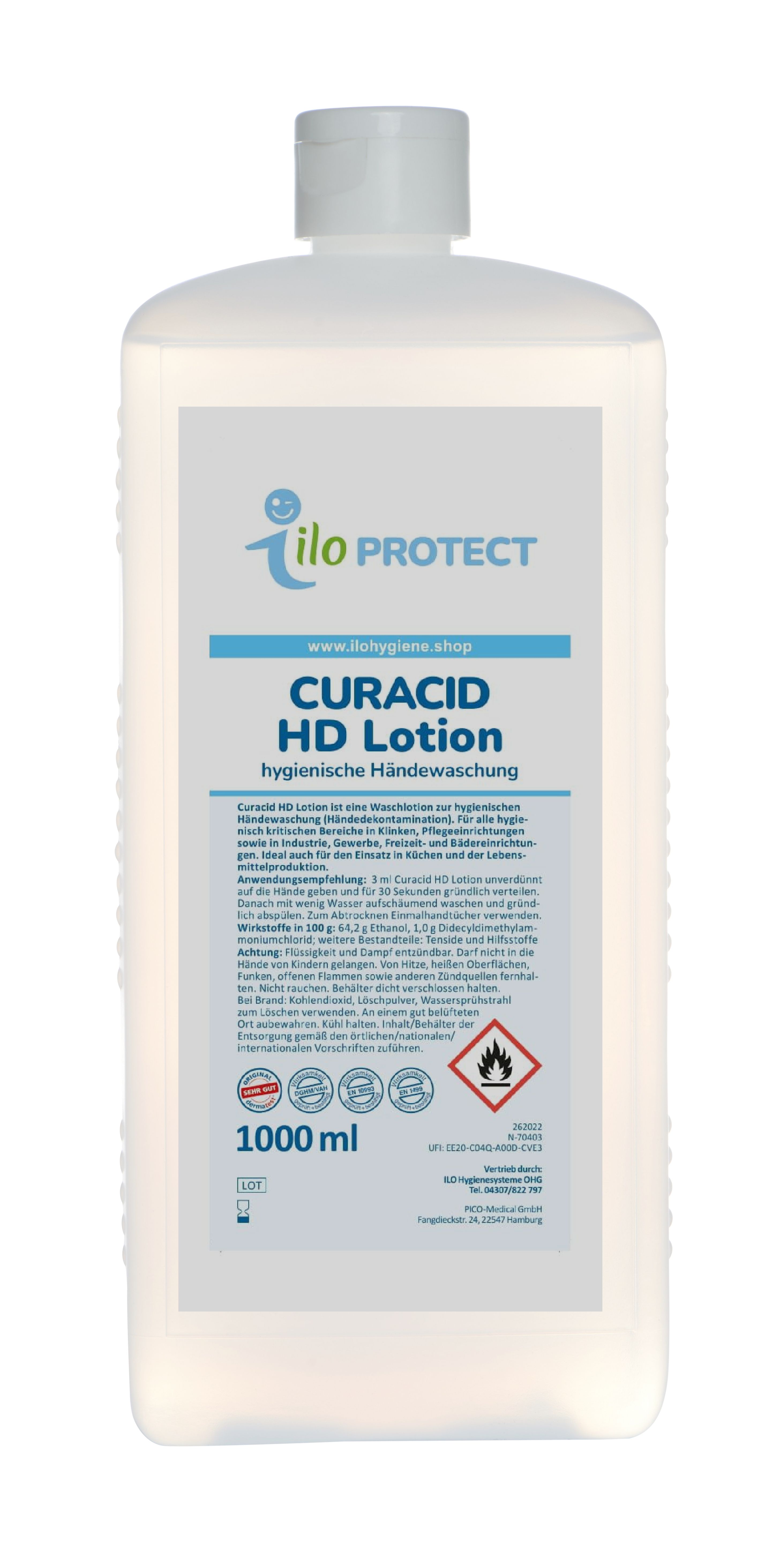ILO Protect Curacid HD Waschlotion, 1000 ml