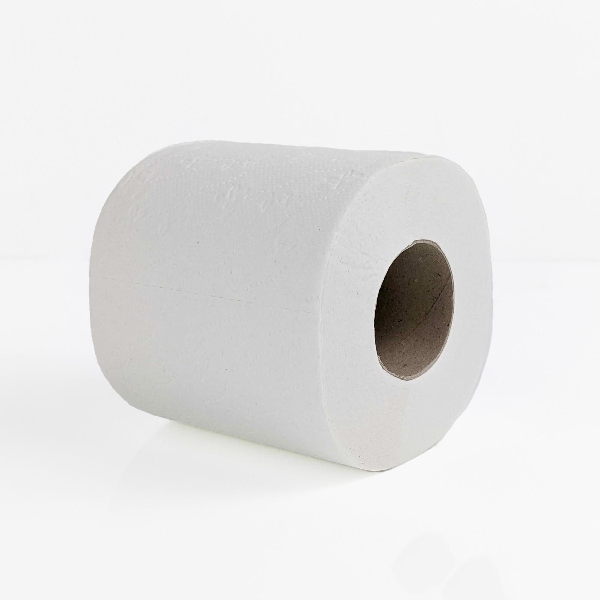Huchtemeier Toilettenpapier, 3-lagig, Hochweiß, 8 x 250 Blatt, 72 Rollen