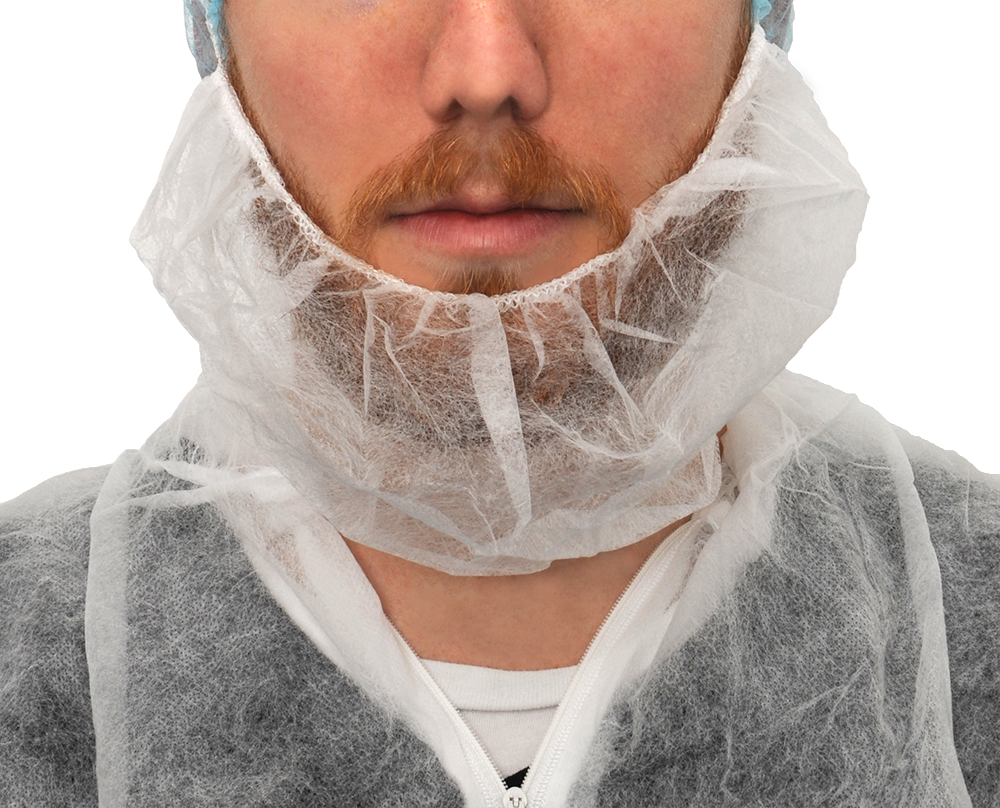 MaiMed® Beard Bartschutz, Weiß, 100 Stk.