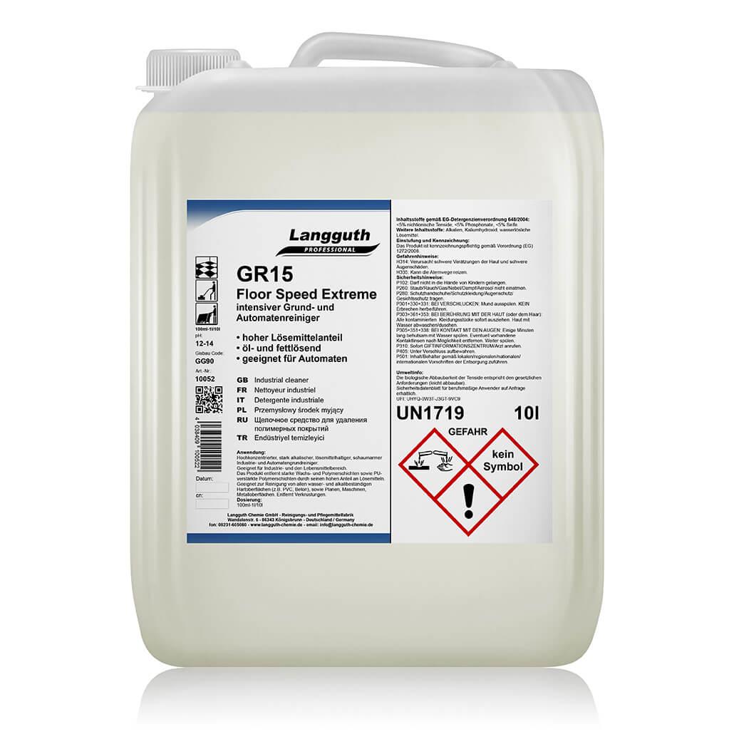 Langguth GR15 Floor Speed Extreme Grundreiniger, 10 L