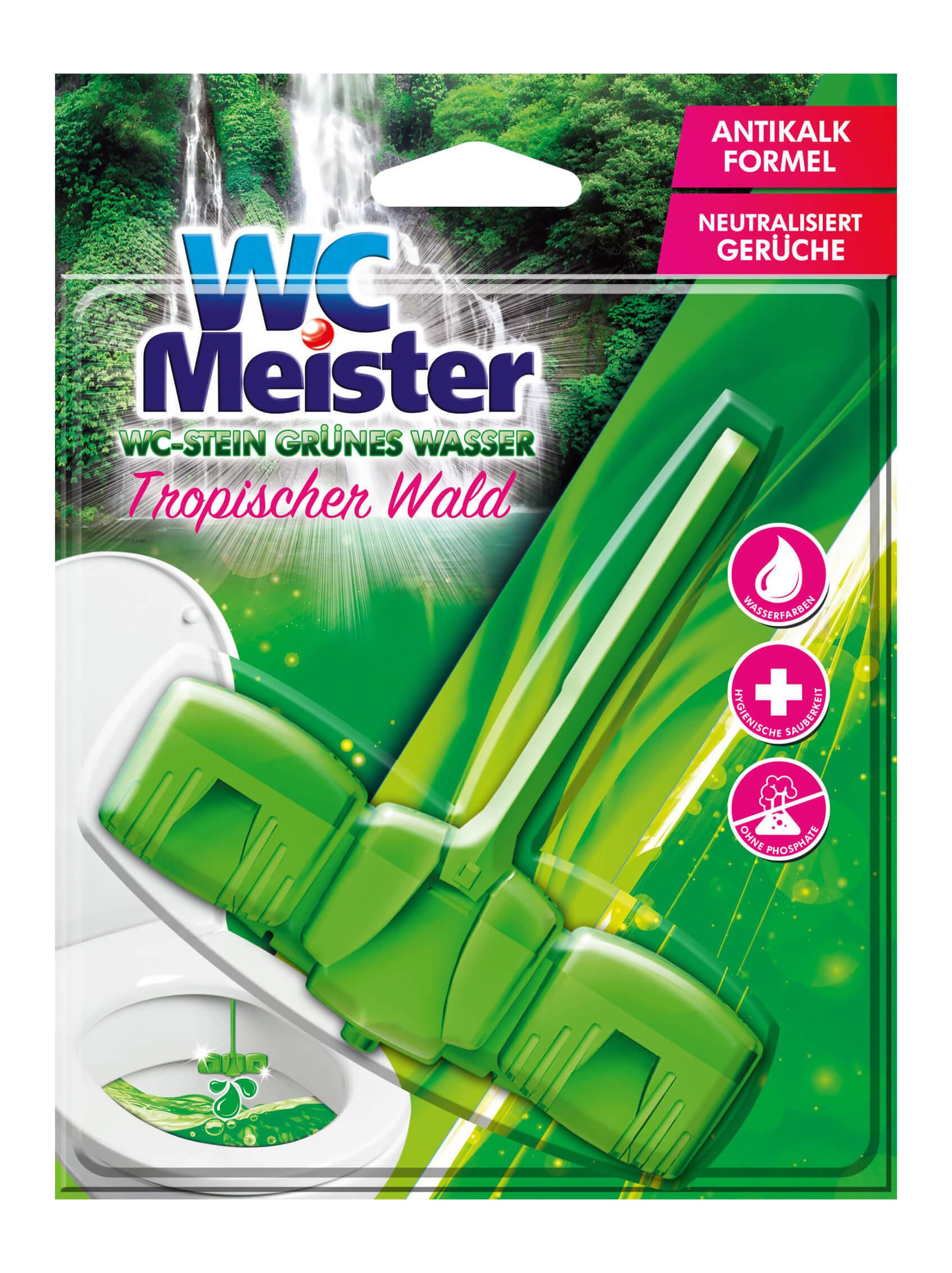 WC Meister Duftspüler Tropischer Regenwald Farbwasser, Grün