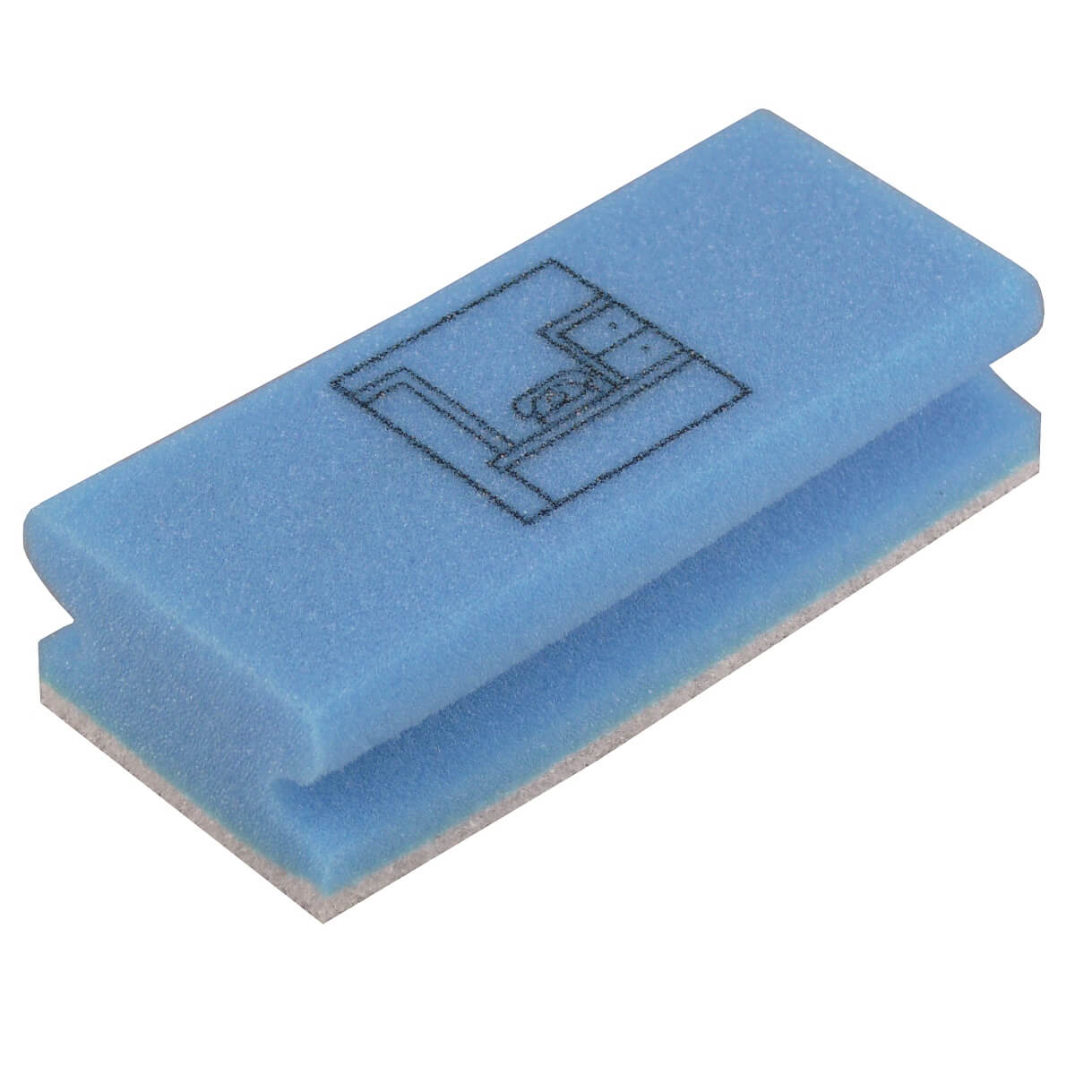 Schwamm PIKTO, mit Griffmulde
