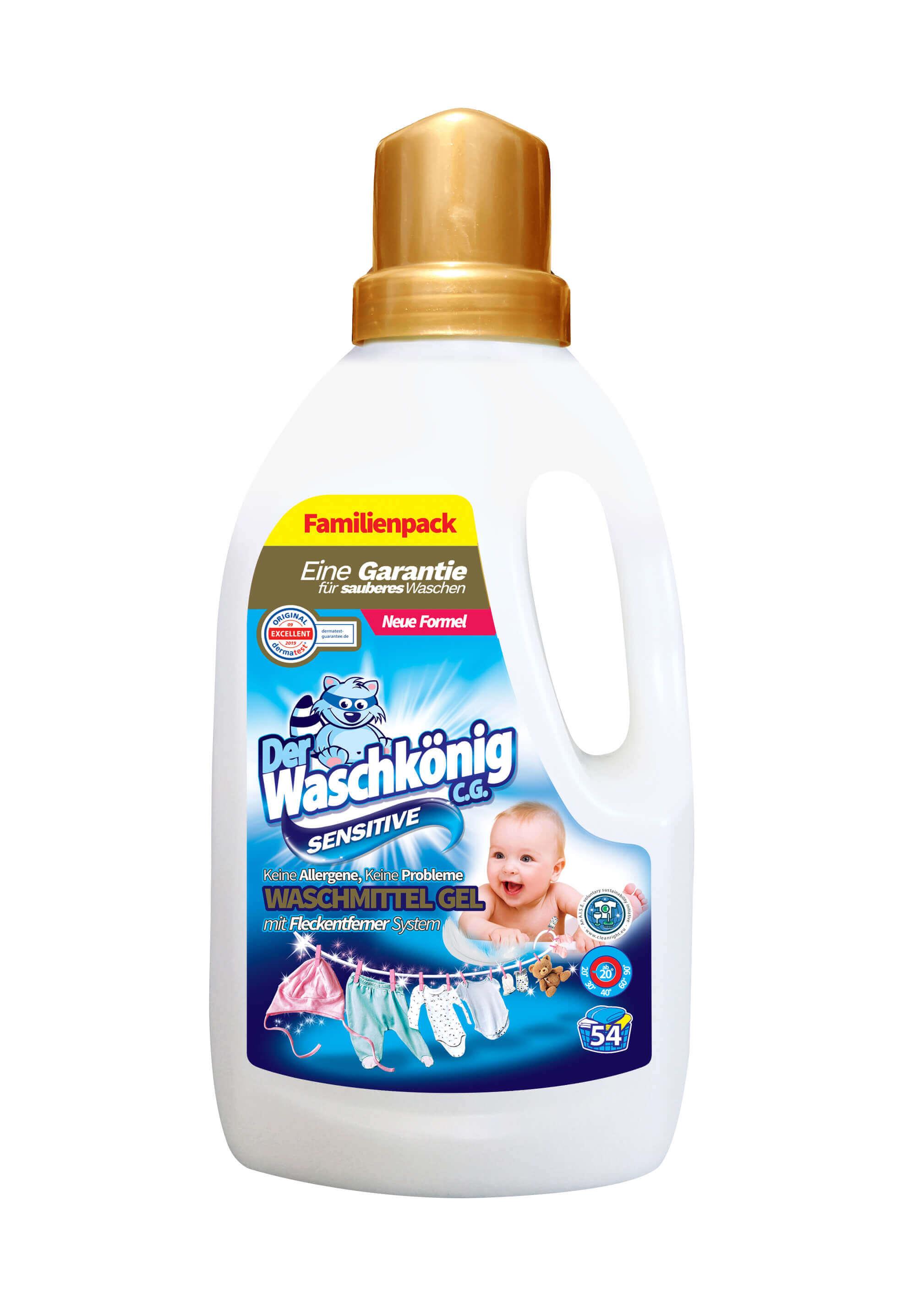 Der Waschkönig C.G. Waschgel Sensitiv 1,625 L