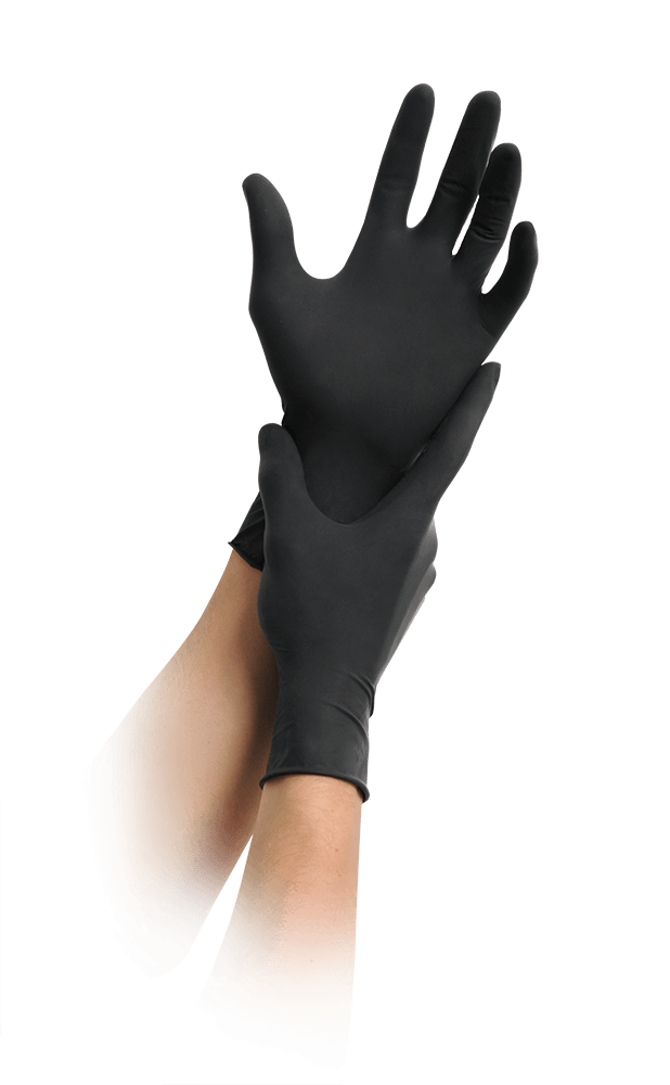 MaiMed® Nitril Black Handschuhe, 100 Stk.