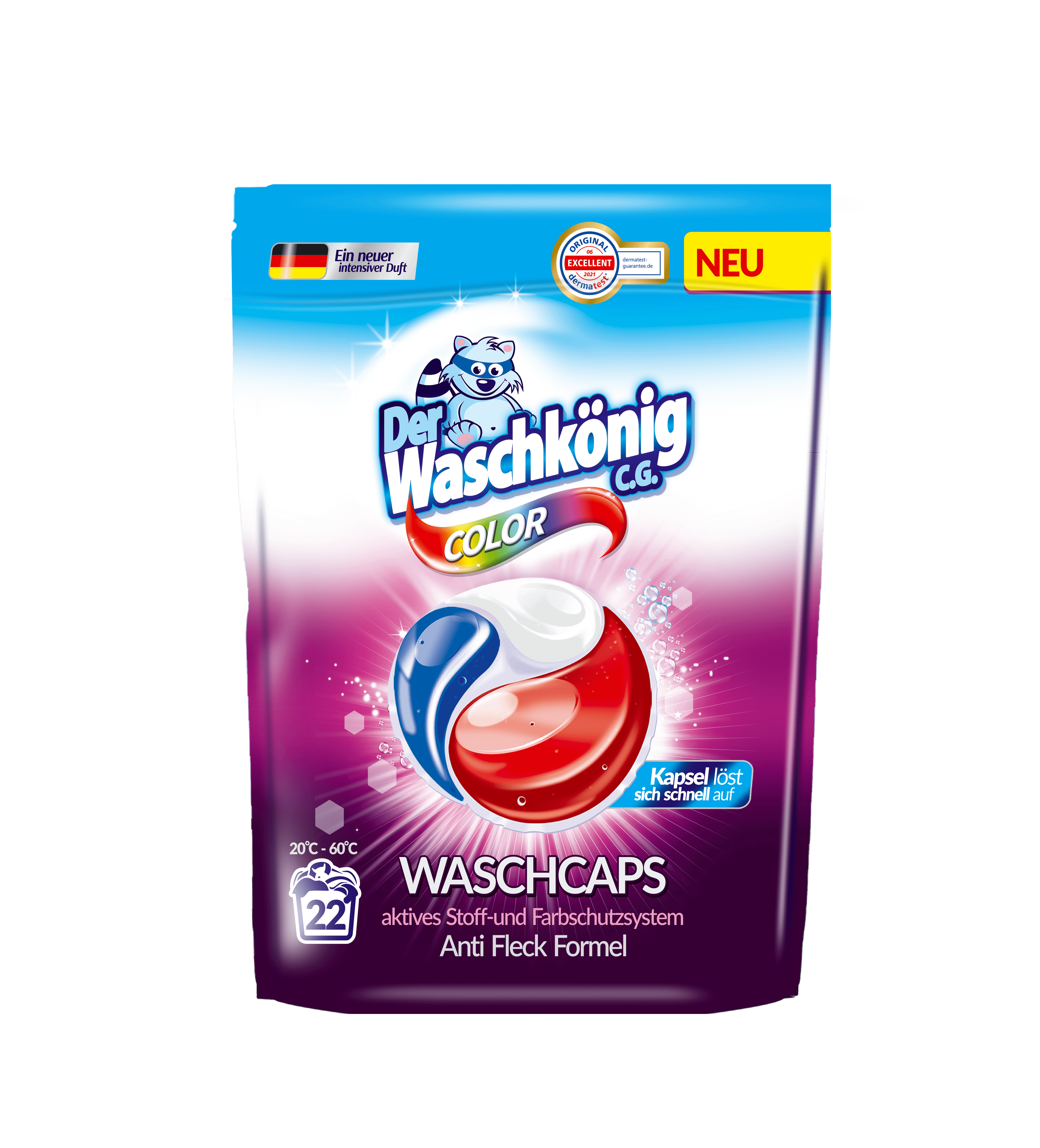 Der Waschkönig C.G. WaschCaps Color 3 in 1 Kapseln