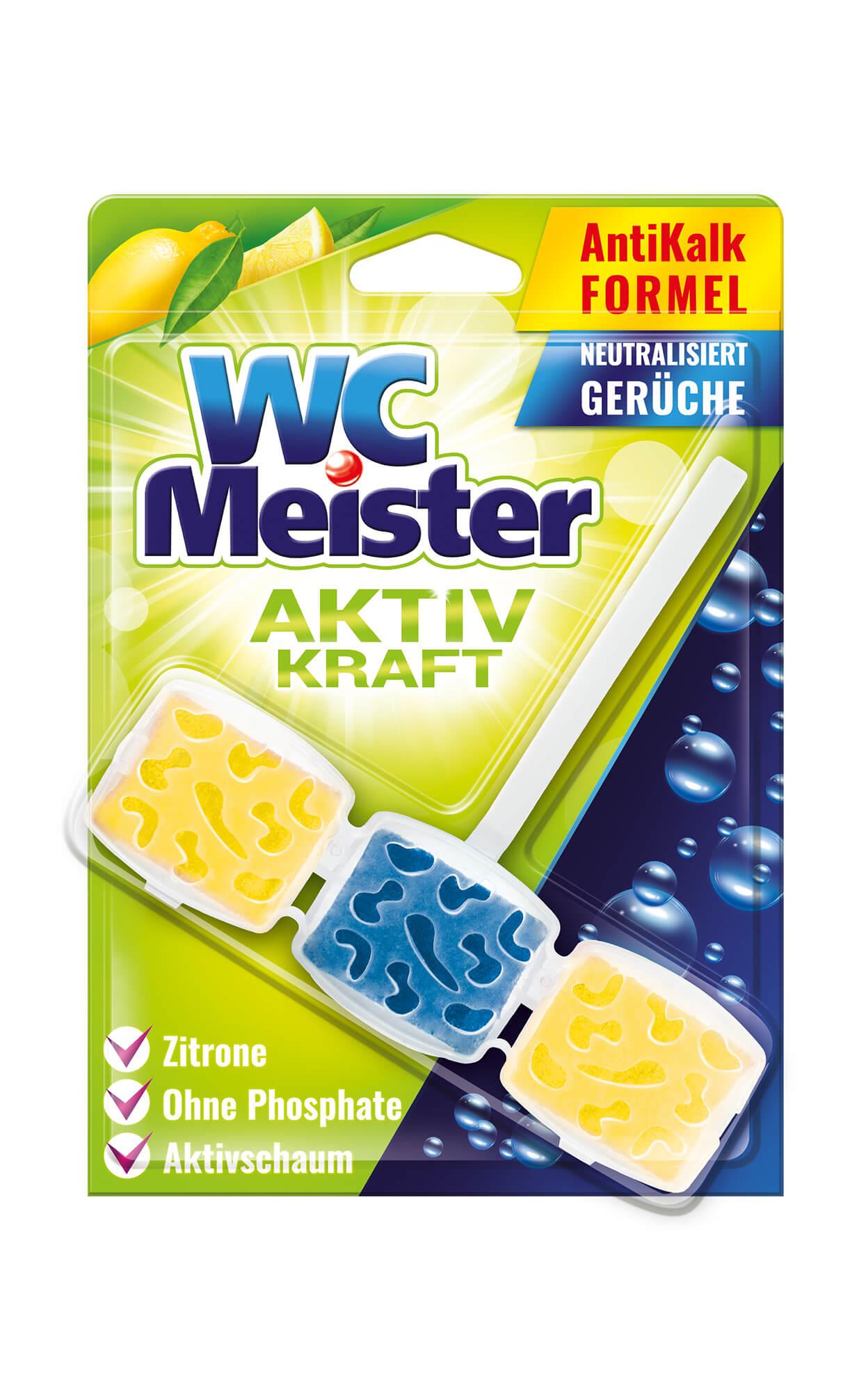 WC Meister Duftspüler Zitrone, Blau/Gelb