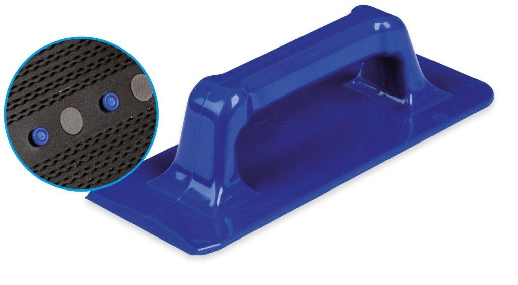 Handpadhalter mit Griff, 240 x 95 mm, Blau